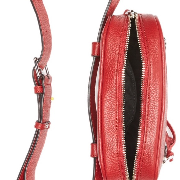 Rebecca Minkoff Triple Zip Leather Belted Bag - Picture 5 of 5